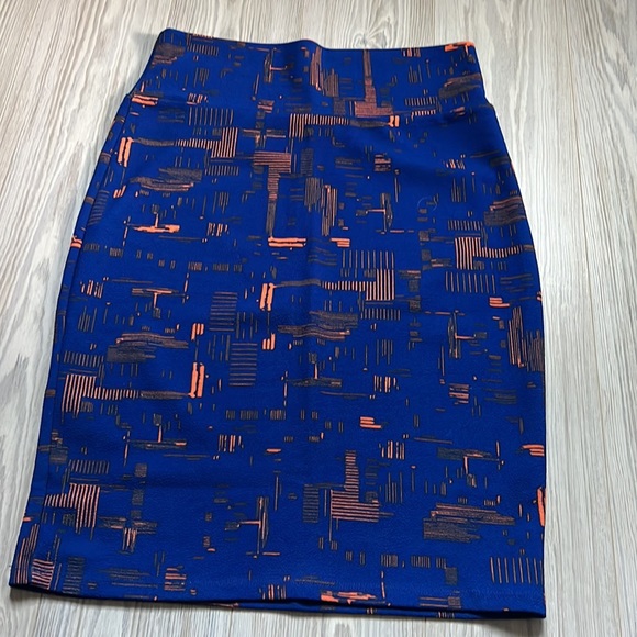 Women’s pencil skirt blue - Picture 2 of 3